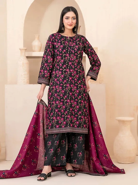 AZU by Tawakkal Fabrics Printed Khaddar Collection 2025 (D-5407)