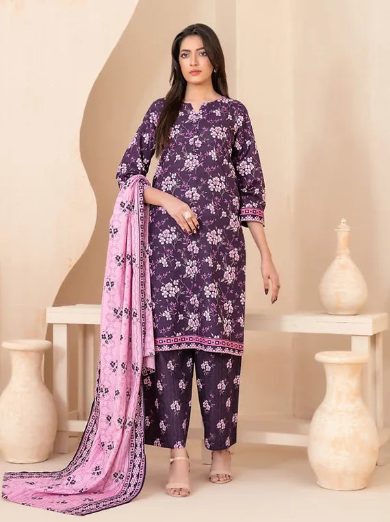 AZU by Tawakkal Fabrics Printed Khaddar Collection 2025 (D-5408)
