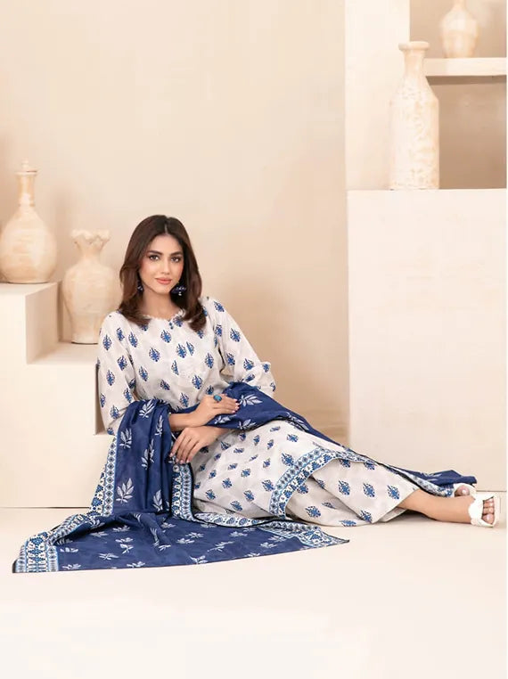 AZU by Tawakkal Fabrics Printed Khaddar Collection 2025 (D-5409)