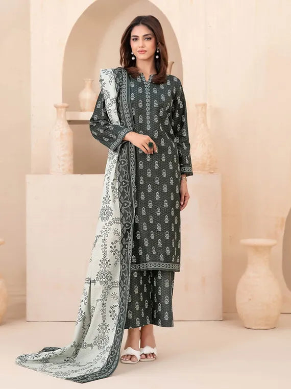 AZU by Tawakkal Fabrics Printed Khaddar Collection 2025 (D-5410)