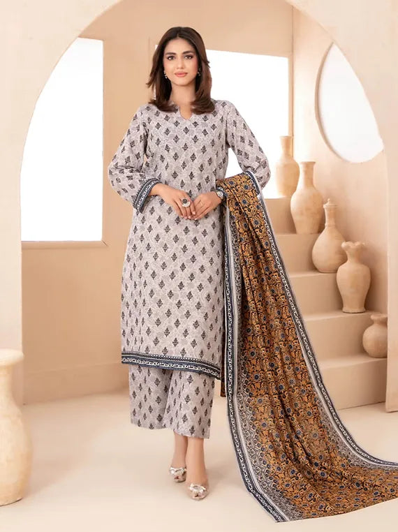 AZU by Tawakkal Fabrics Printed Khaddar Collection 2025 (D-5413)