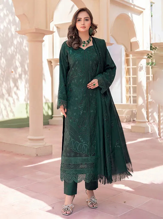 Aaina Embroidered Fancy Wool Touch Collection 2025 by Chawla Fabrics (D-08)