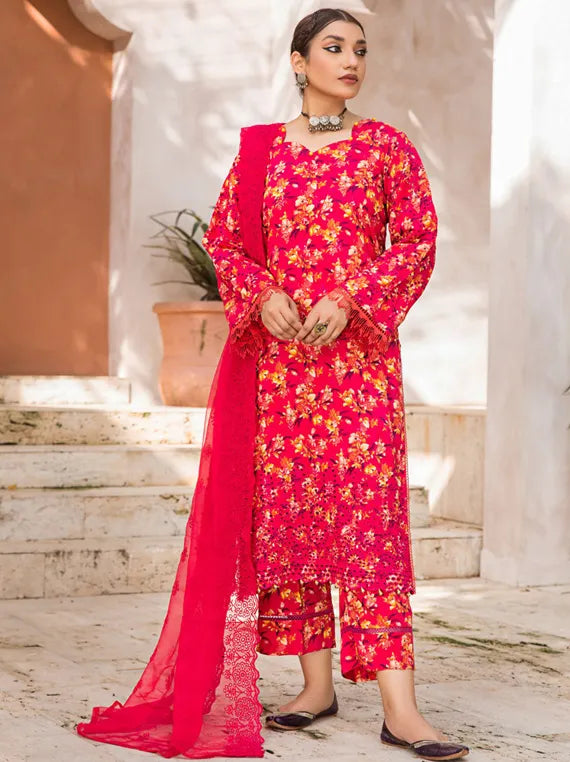 Aangan Embroidered Boring Collection 2023 By Puri Fabric (D-10)