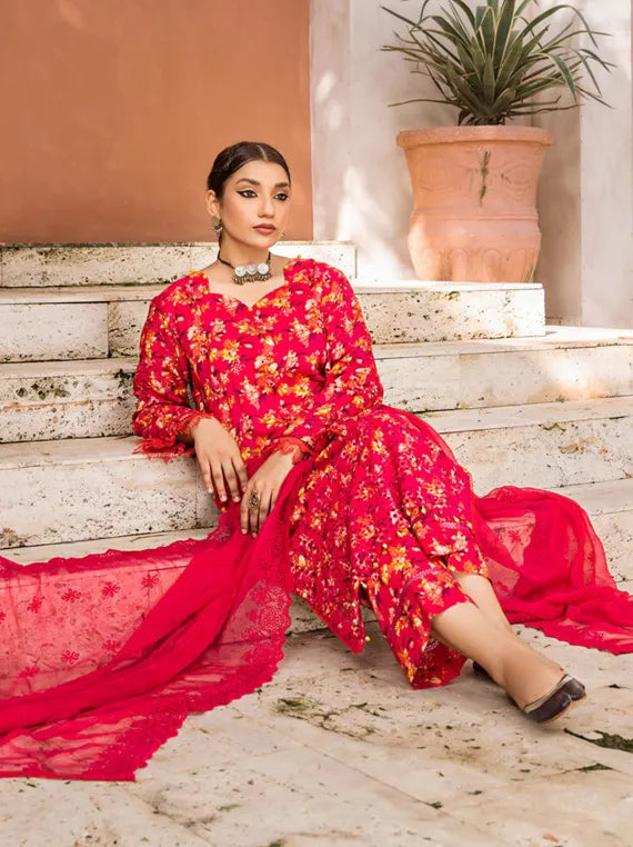 Aangan Embroidered Boring Collection 2023 By Puri Fabric (D-10)