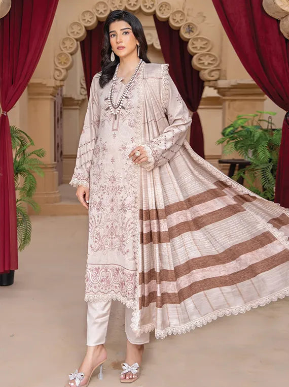 Aangan Embroidered Karandi Collection 2025 by Chawla Fabrics (D-03)