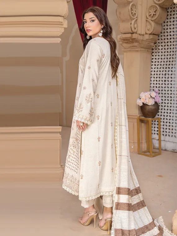 Aangan Embroidered Karandi Collection 2025 by Chawla Fabrics (D-04)