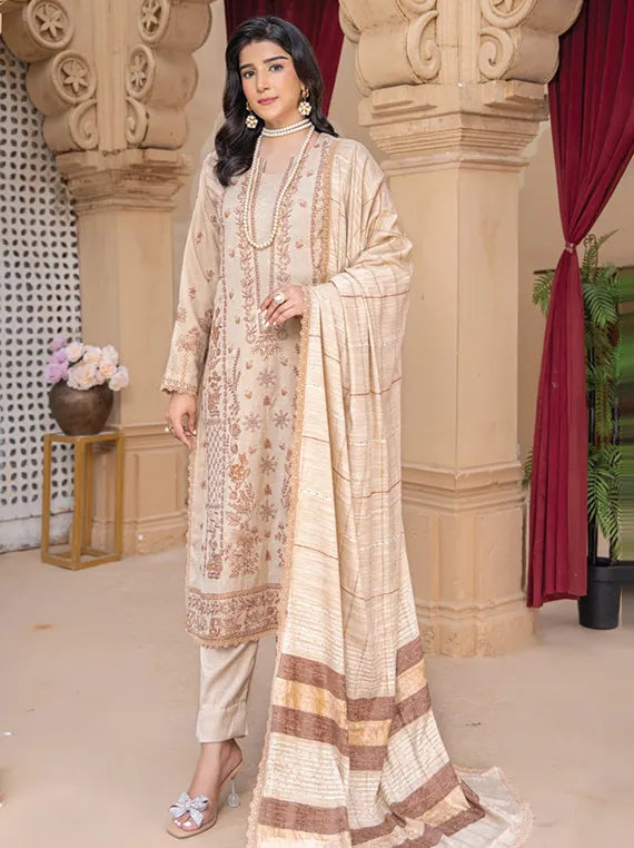 Aangan Embroidered Karandi Collection 2025 by Chawla Fabrics (D-05)