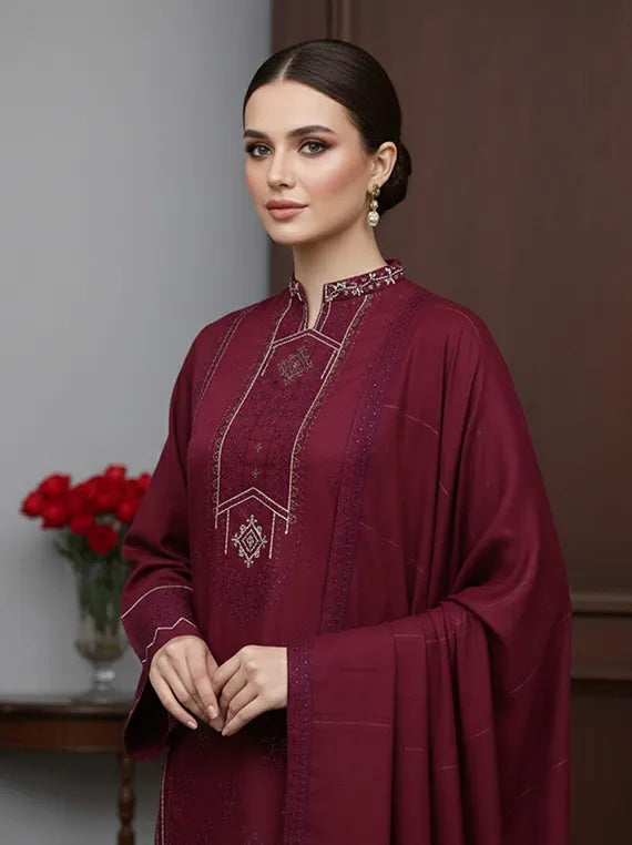 Aarasta Embroidered Dhanak Collection 2025 by BR (D-05)