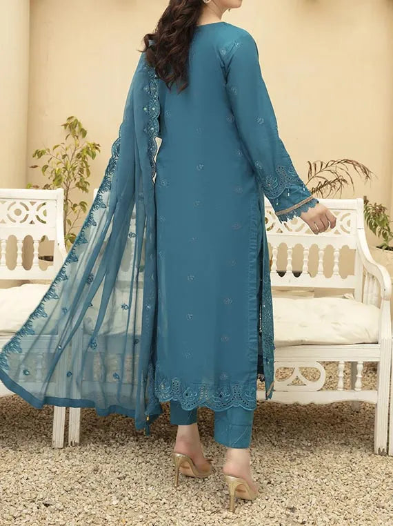 Afreen Lawn Shiffly Collection 2025 By Hafiz Textile (D-04)