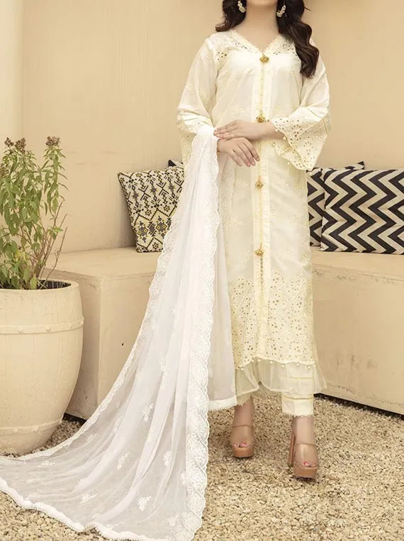 Afreen Lawn Shiffly Collection 2025 By Hafiz Textile (D-05)