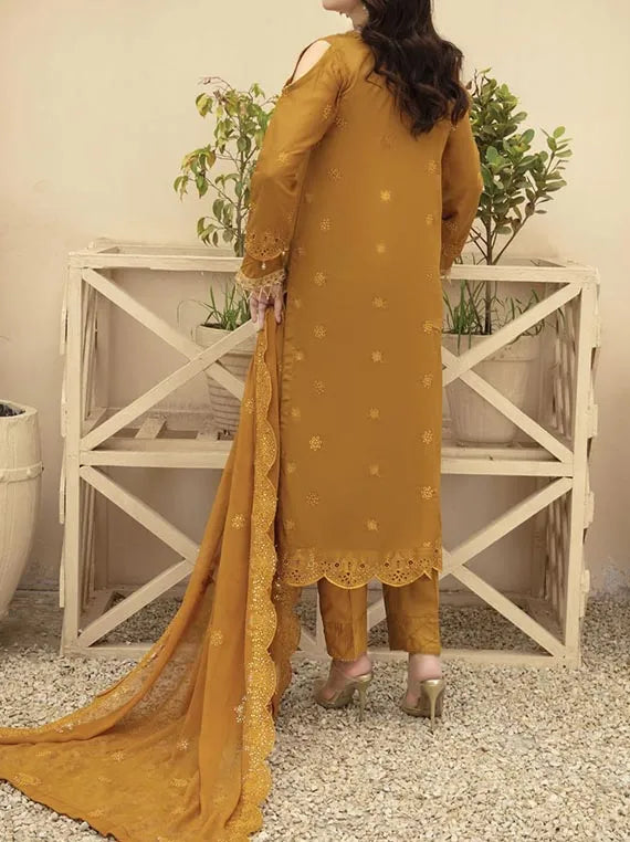 Afreen Lawn Shiffly Collection 2025 By Hafiz Textile (D-08)