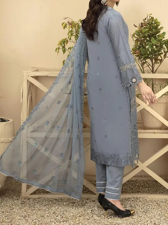 Afreen Lawn Shiffly Collection 2025 By Hafiz Textile (D-09)