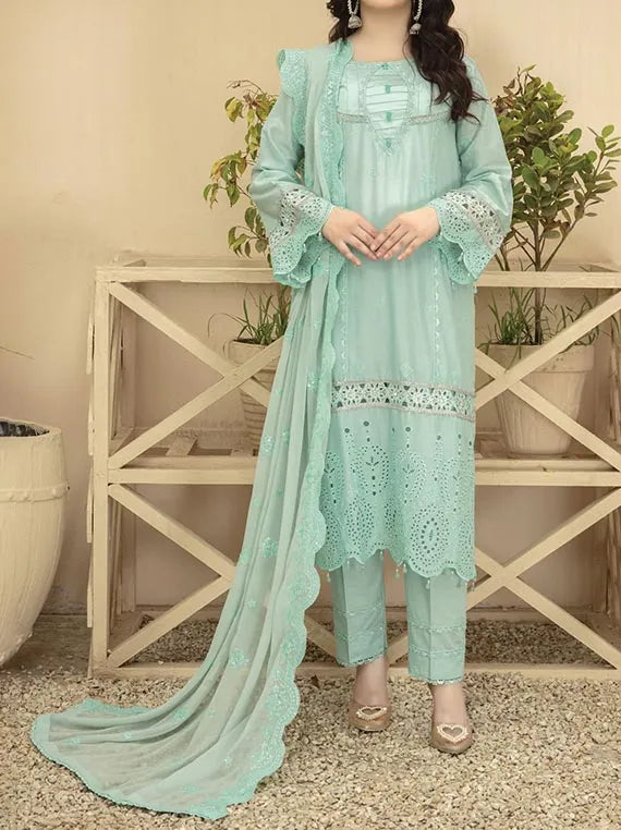 Afreen Lawn Shiffly Collection 2025 By Hafiz Textile (D-10)