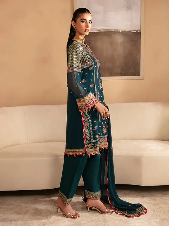 Afrozeh Ethereal Embroidered Collection 2025 (D-08 NEHMAT)