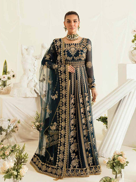 Afrozeh Fleur De Lis Luxury Chiffon Collection (Fleurette-AZ-V4-09)
