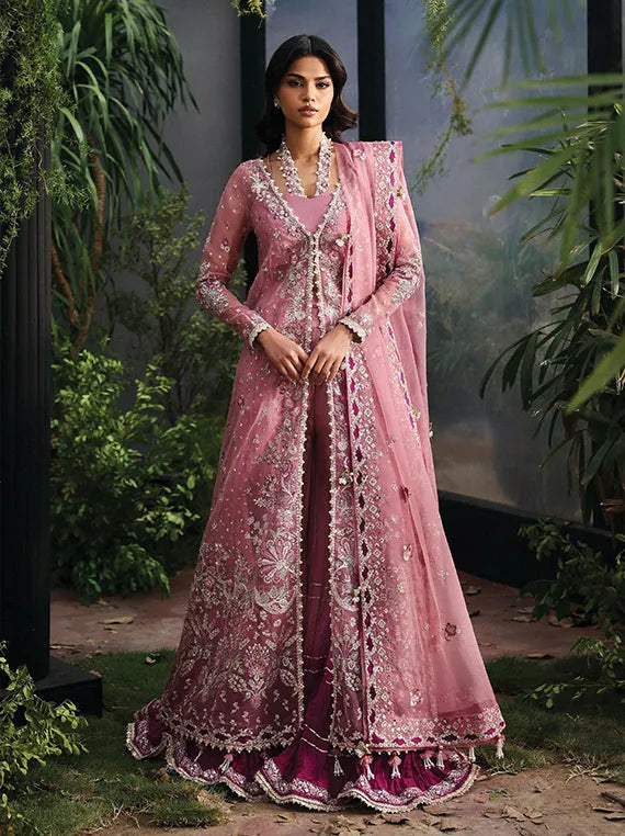 Afrozeh La Fuchsia Festive Collection 2025 (ALF-25-V1-01-SERAIRA)