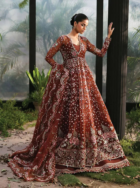 Afrozeh La Fuchsia Festive Collection 2025 (ALF-25-V1-02-SHALE)