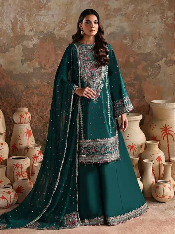 Afsana-E-Silk Festive Collection 2025 By Emaan Adeel (ZEHNASEEB)