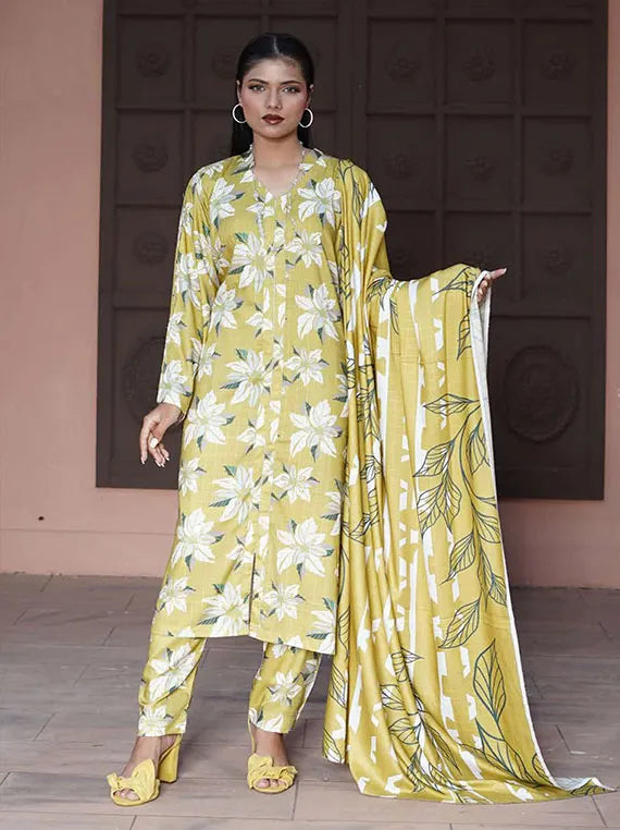 Afsana Printed Dobby Linen Collection 2024 By AR Textile (D-01)