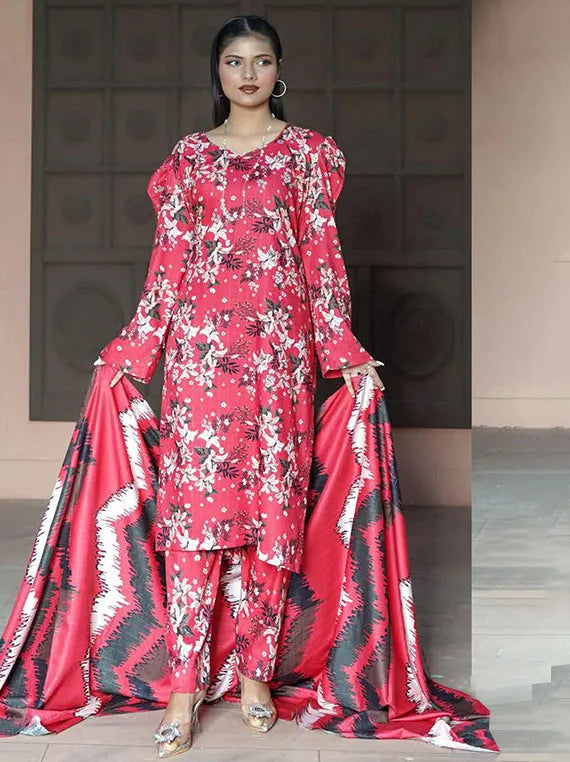 Afsana Printed Dobby Linen Collection 2024 By AR Textile (D-02)