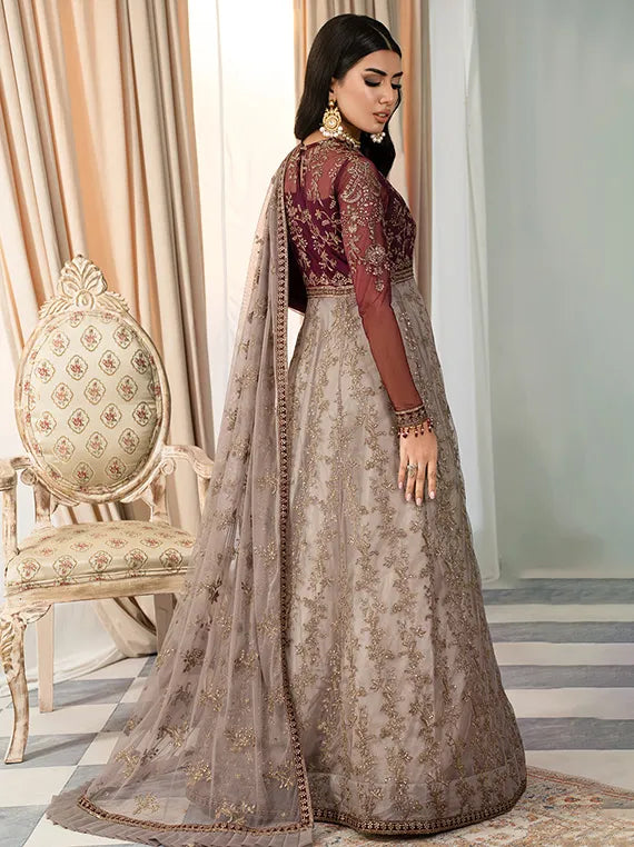 Afsanah by Zarif Embroidered Net Edit 2025 (01-ZOHRA)