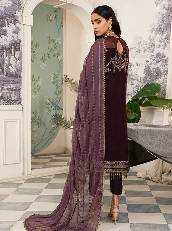 Afsanah by Zarif Embroidered Net Edit 2025 (09-ZINAT)
