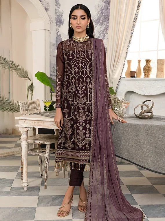 Afsanah by Zarif Embroidered Net Edit 2025 (09-ZINAT)