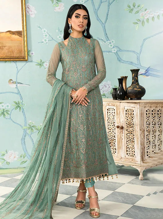 Afsanah by Zarif Embroidered Net Edit 2025 (11-ABSHAAR)