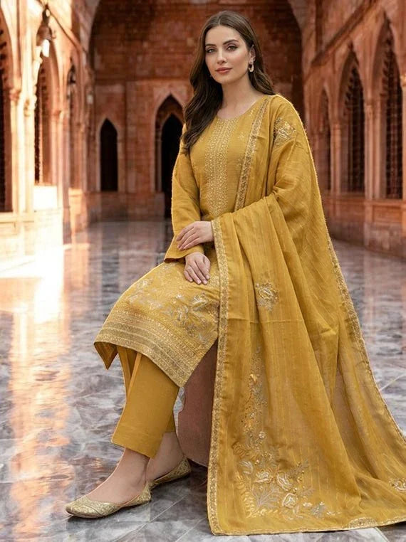 Aizal By Nayab Embroidered Lawn Subrang Collection 2026 (D-04)