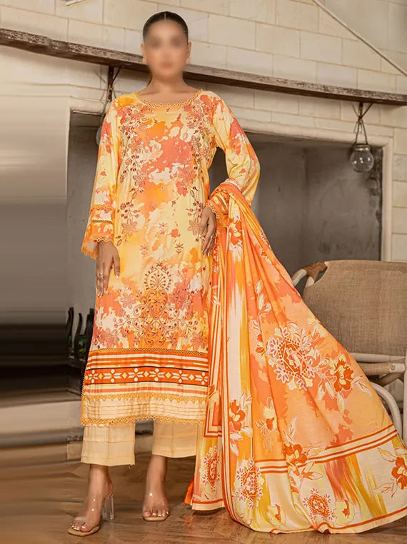 Aks Printed Embroidered Collection 2025 by Fantak