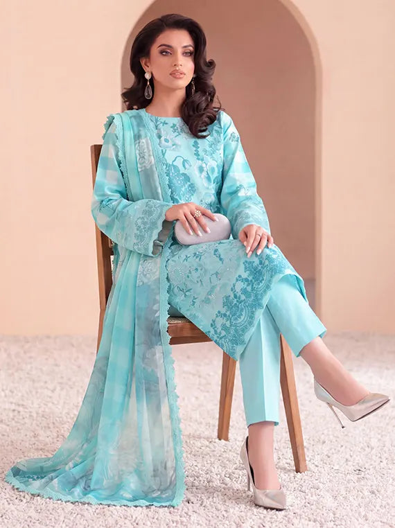 Aleena by Fantak Embroiderd Viscose Unstitched Collection'26 V-1011 (D-02)