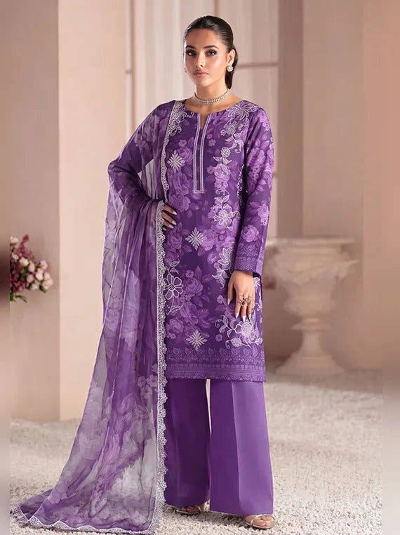 Aleena by Fantak Embroiderd Viscose Unstitched Collection'26 V-1011 (D-03)