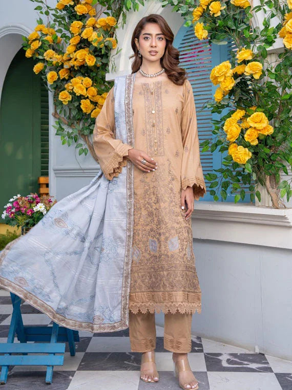 Alif Airjet Embroidered Fancy Lawn Collection 2026 Vol-52 (D-03)