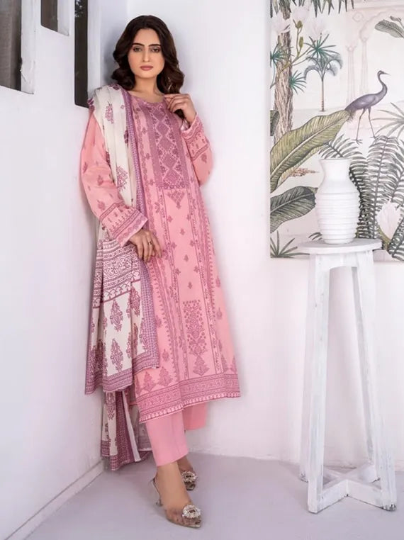 Alishba Classic Lawn Collection 2025 by Ravi Cloth (D-03)