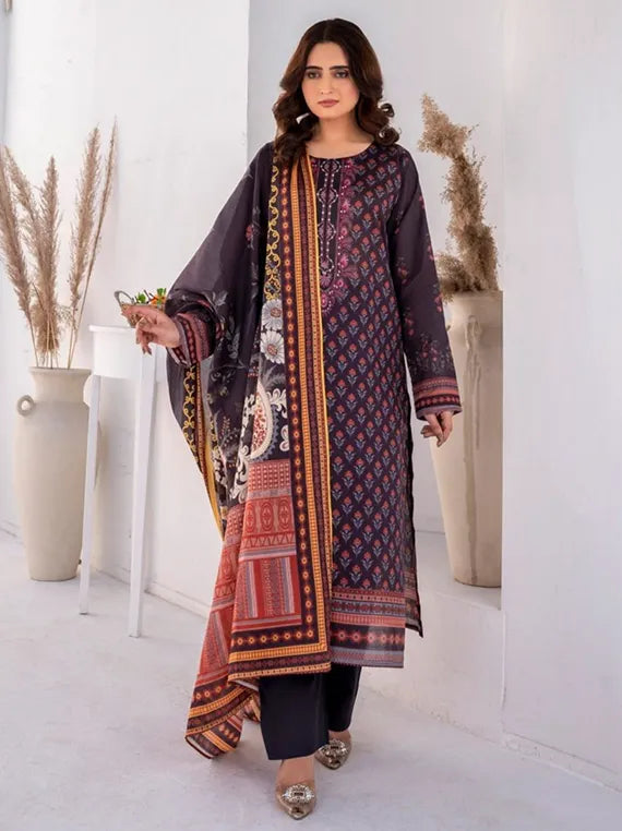 Alishba Classic Lawn Collection 2025 by Ravi Cloth (D-06)