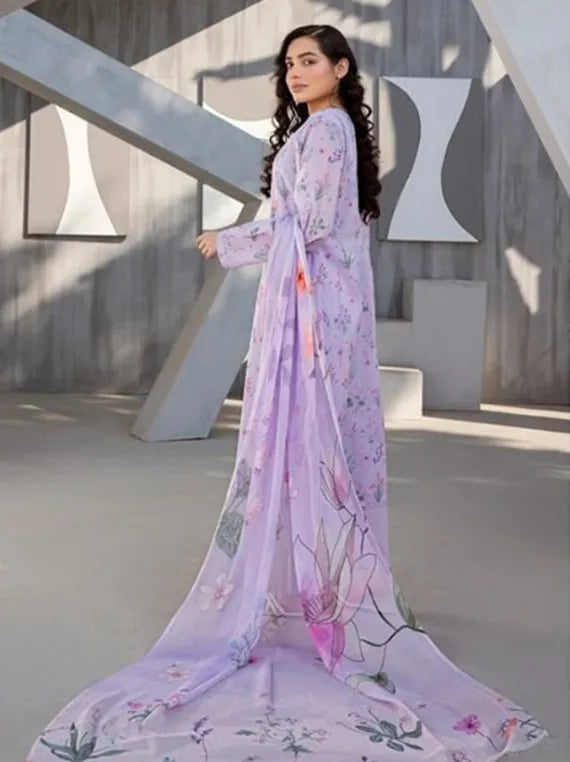 Alishba Printed Lawn Collection 2025 by Ravi Cloth (D-09)