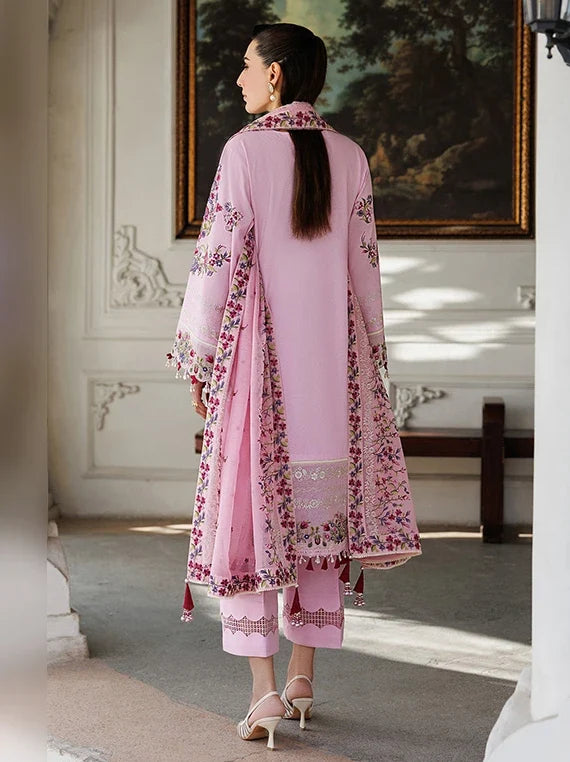 Alizeh Embroidered Printed Lawn Collection 2026 (AF-EL-7052-Truba)