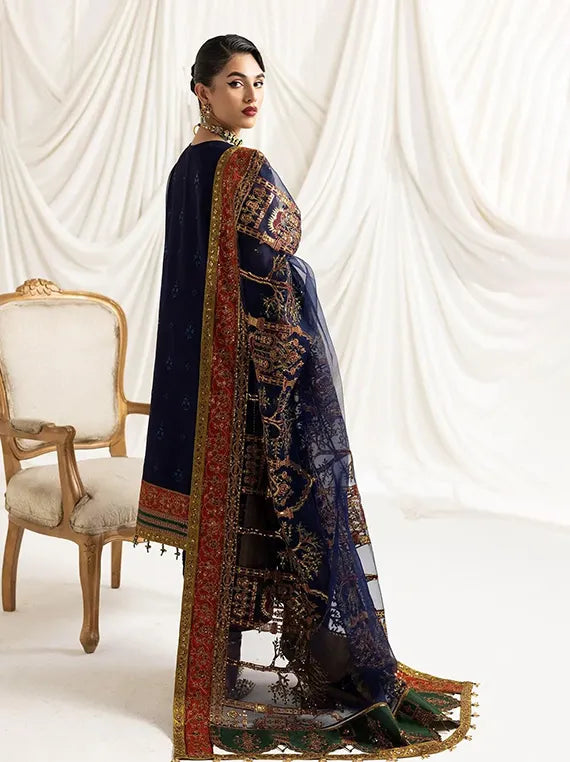 Alizeh Blooming Elegance Collection 2025 (2117-Mehlika C Blue)