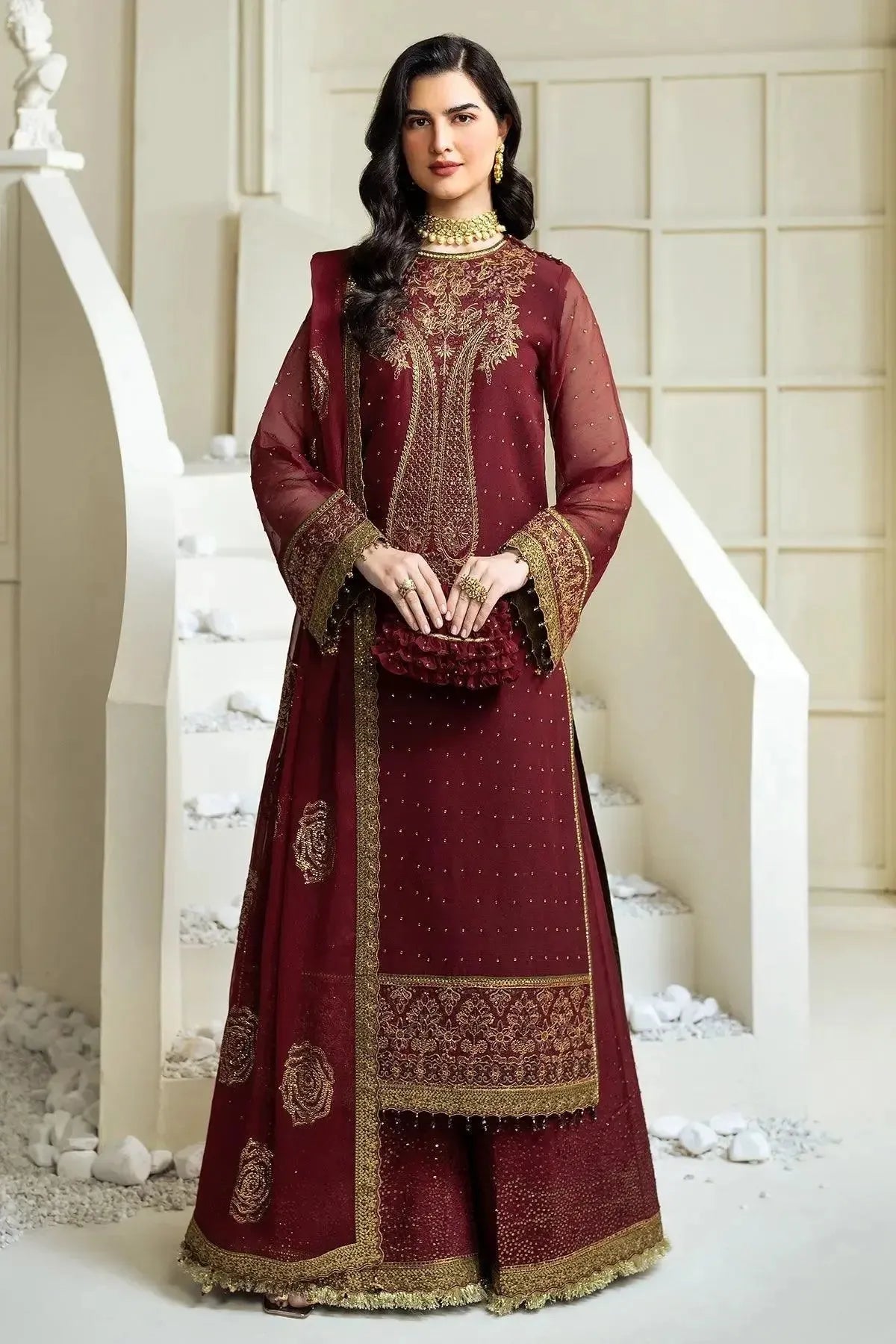Alizeh Blooming Elegance Collection 2025 (8007-Gina)