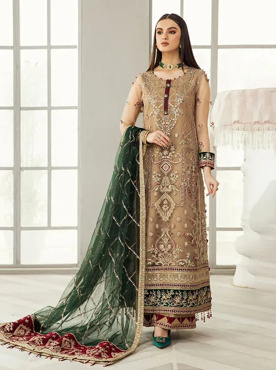 Alizeh Embroidered Chiffon Collection 2024 (02-Kehkashan)
