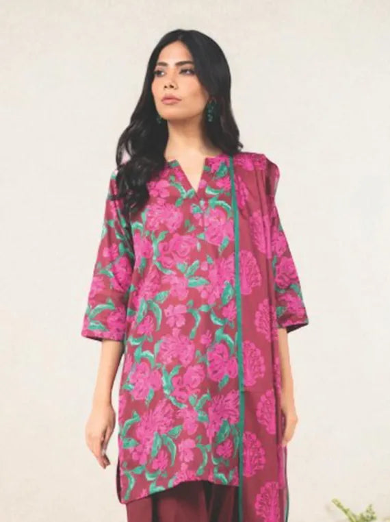 Alkaram Printed Khaddar Collection 2025 (MSB-43-25-2-RED)