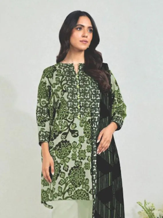 Alkaram Printed Khaddar Collection 2025 (SS-34-24-2-GREEN)