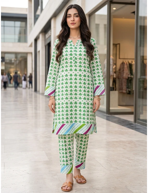 All Over Pattern Printed Lawn Edit 2026 Vol-FA55 (D-10)