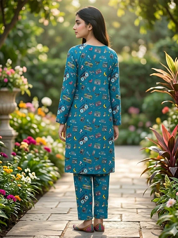 All Over Printed Lawn Edit 2026 Vol FA-48 (D-34)