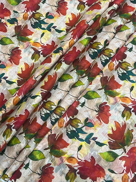 All Over Printed Slub Lawn Edit25 By Pearl Arts (PR16-03)