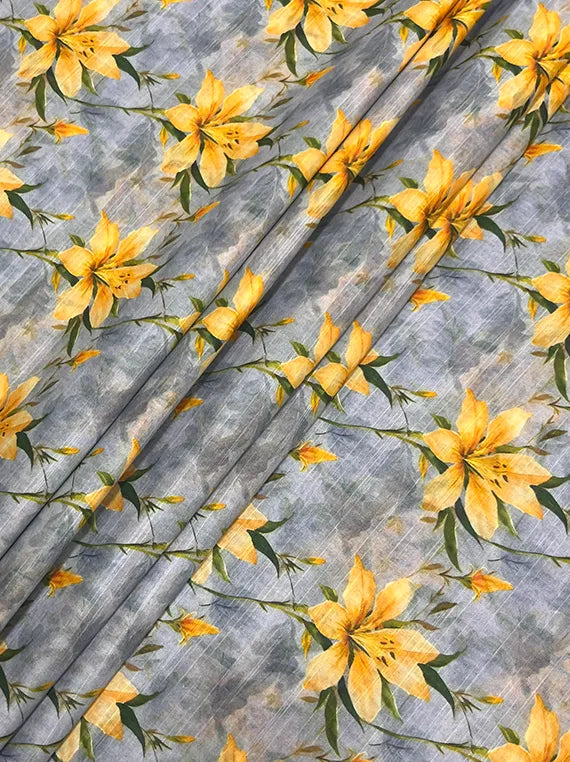 All Over Printed Slub Lawn Edit25 By Pearl Arts (PR16-04)