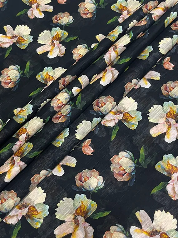 All Over Printed Slub Lawn Edit25 By Pearl Arts (PR16-15)