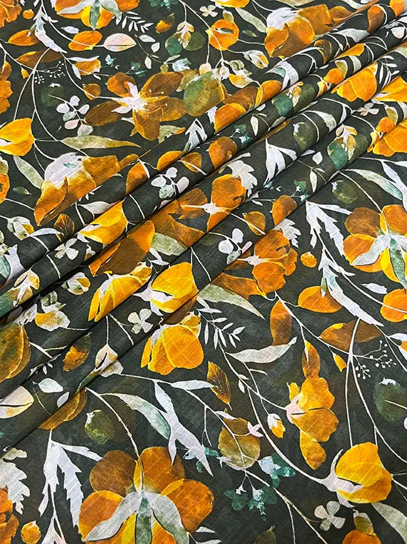 All Over Printed Slub Lawn Edit25 By Pearl Arts (PR16-22)