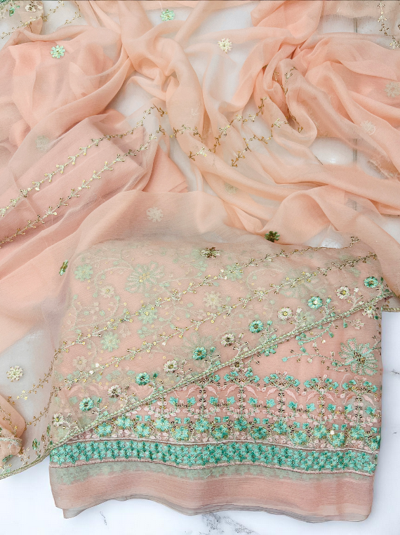 AllOver Fancy Embroidered Chiffon Edit25 Vol-IQ112 (IQ112-02)