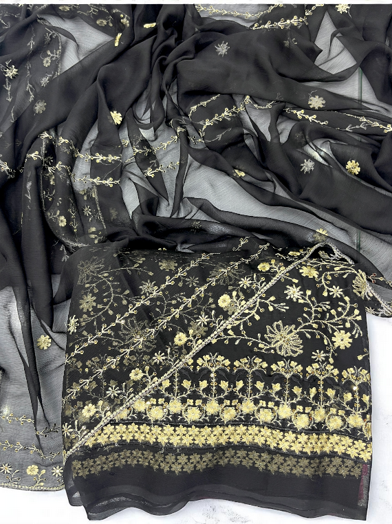AllOver Fancy Embroidered Chiffon Edit25 Vol-IQ112 (IQ112-06)